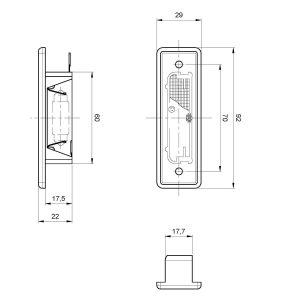 Skiltlys Jokon 570 K 12V