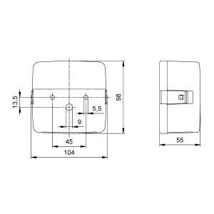 Jokon 205/E lykteglass