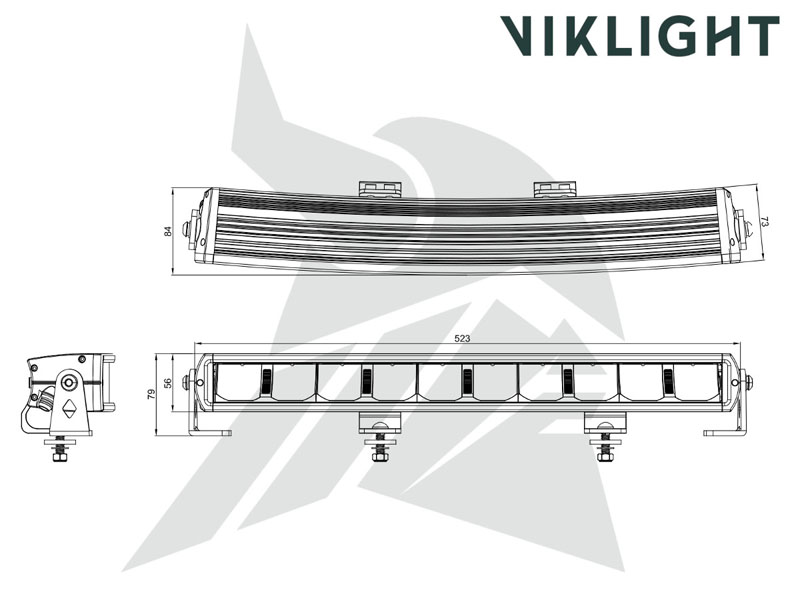 Viklight Tellus 20" kurvet - Image 3