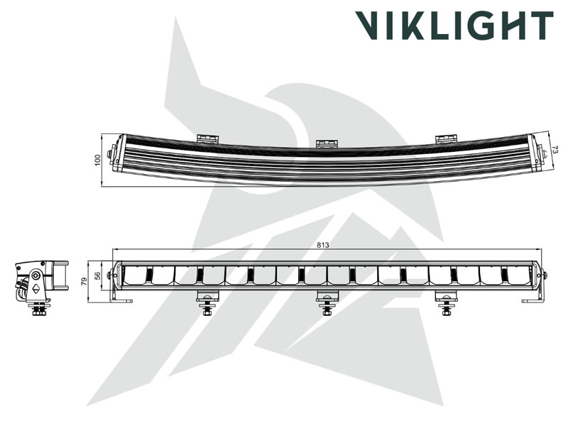 Viklight Tellus 30" kurvet - Image 3