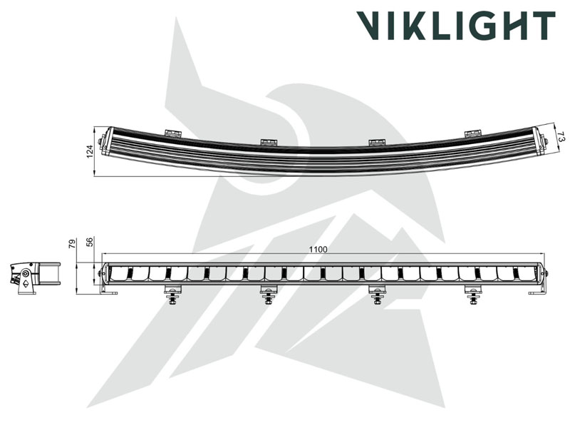 Viklight Tellus 40" kurvet - Image 3