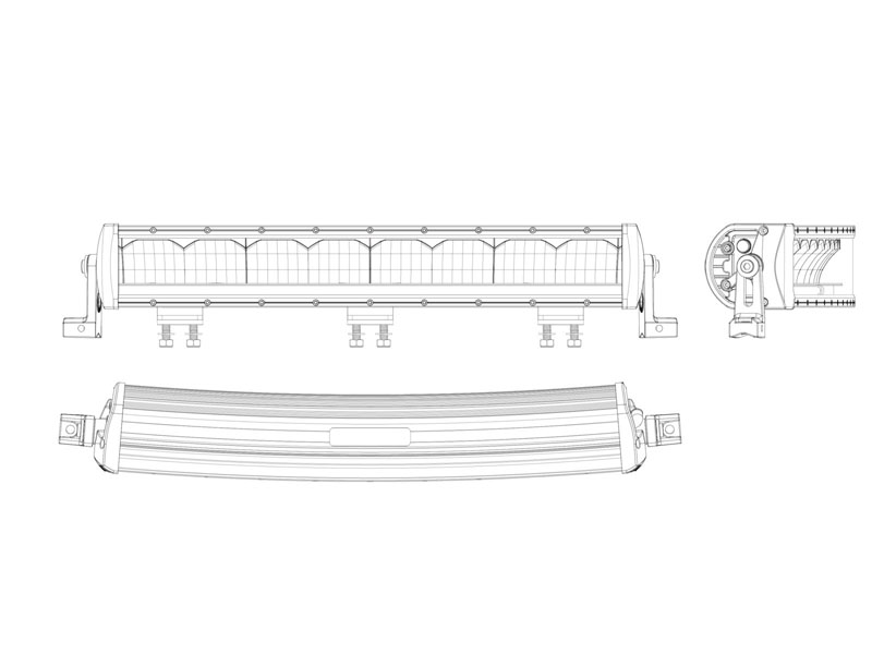 Viklight Ramer 22" kurvet - Image 2