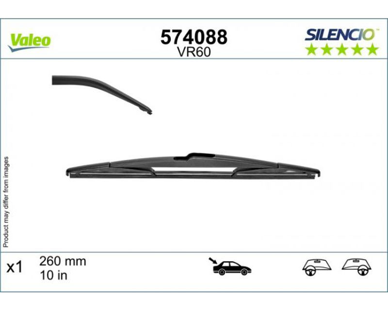 Valeo viskerblad 260mm (X1)