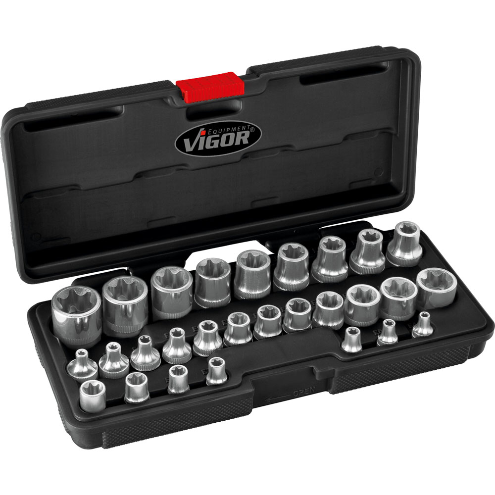TORX®-sett utvendig E4-E24 28 deler