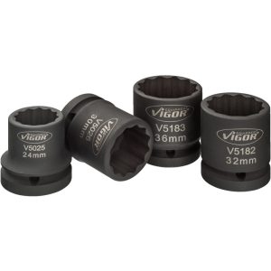 Kraftpipesett 3/4" 12 kant 4 stk