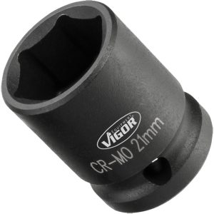 Kraftpipe 1/2" 6 kant kort - 10mm