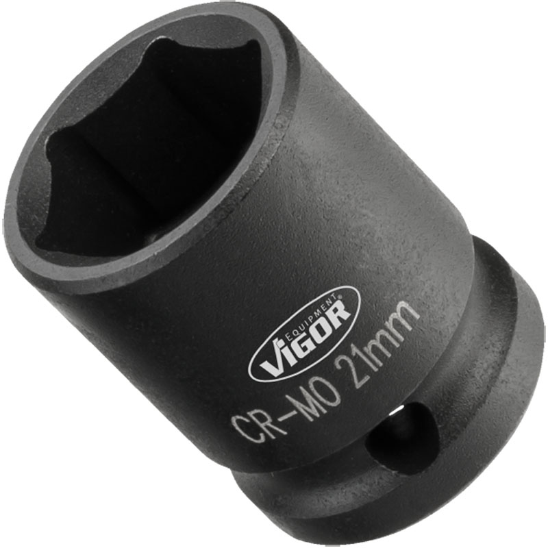 Kraftpipe 1/2" 6 kant kort - 21mm