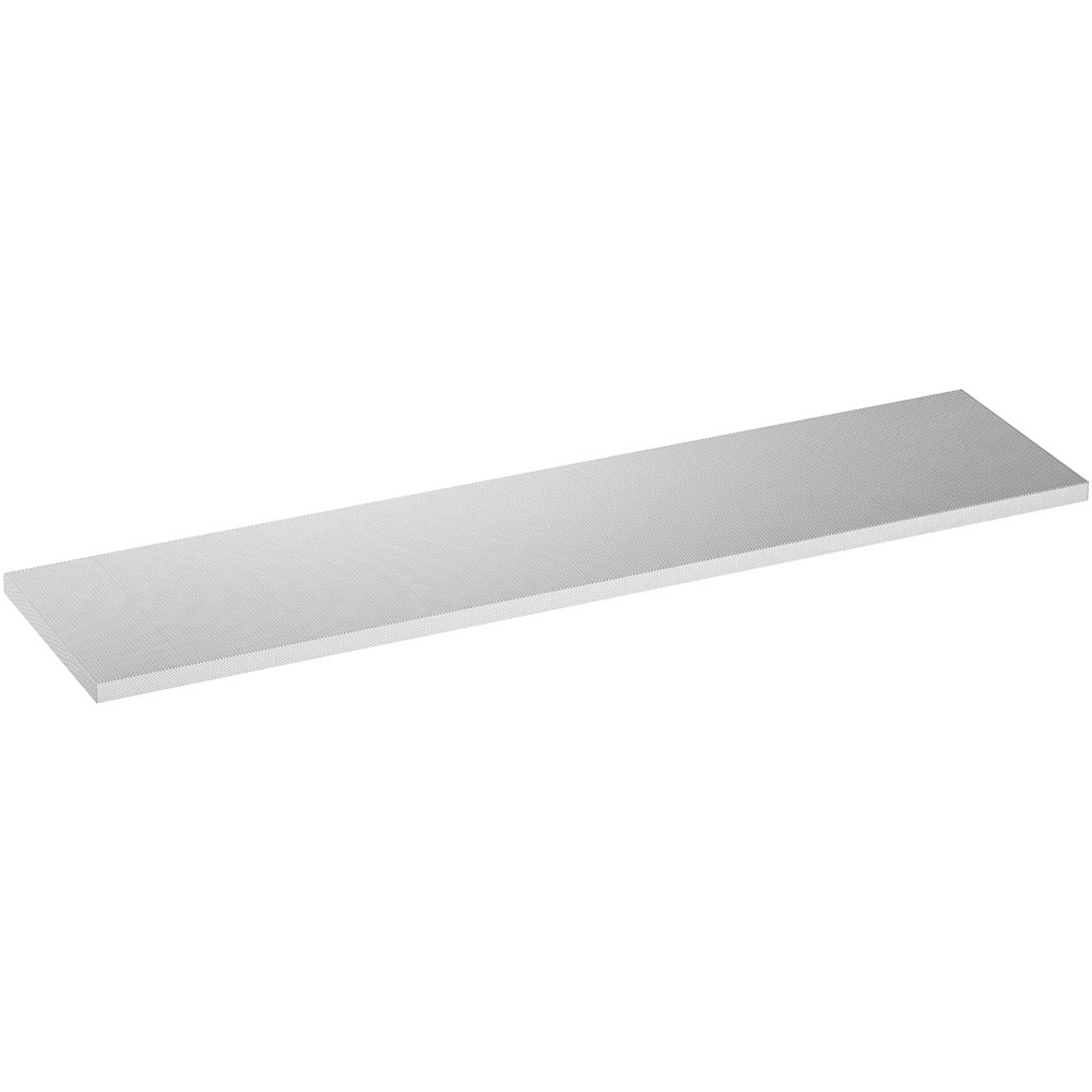 Rustfri benkplate, stor 2036 mm lang