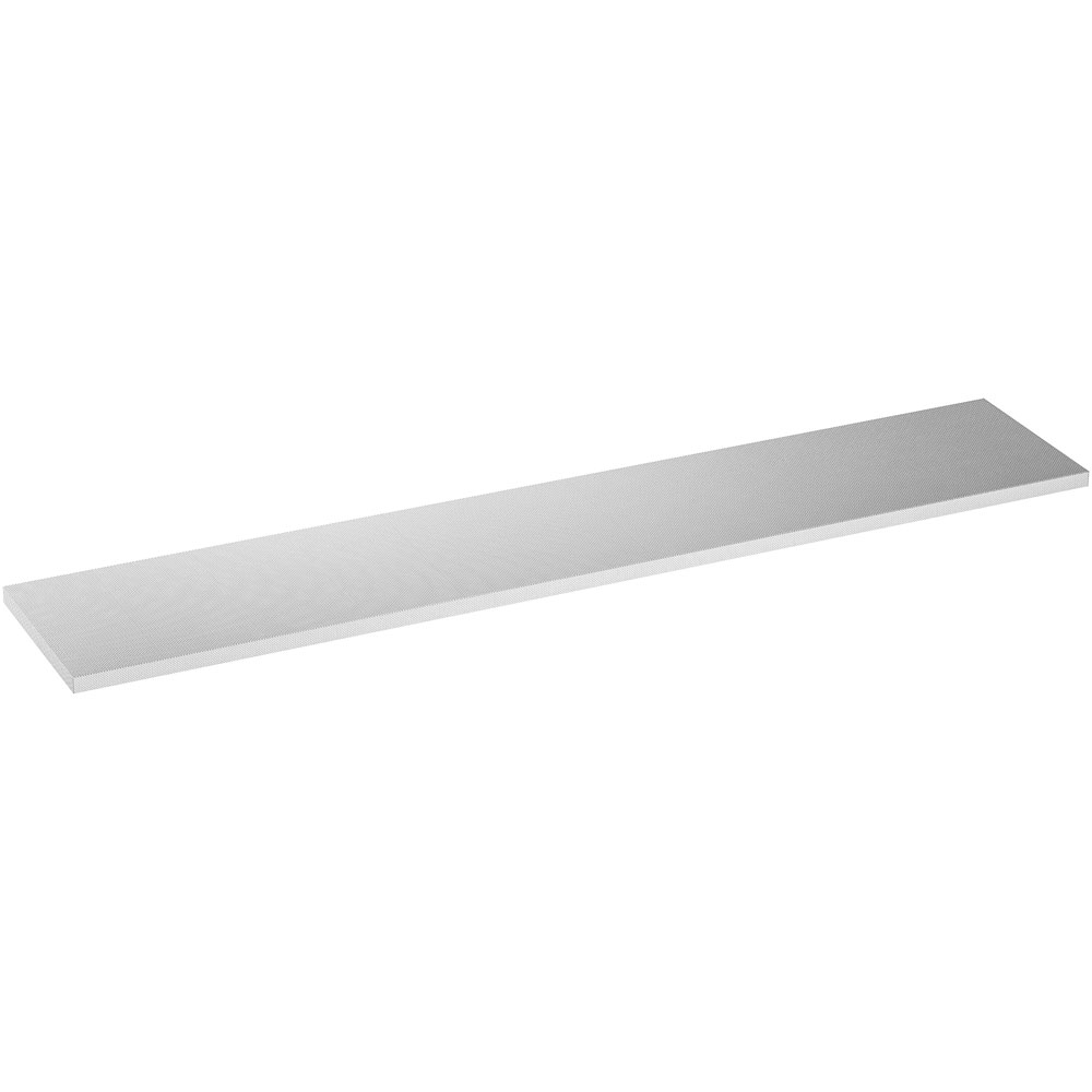 Rustfri benkplate, stor 2588 mm lang