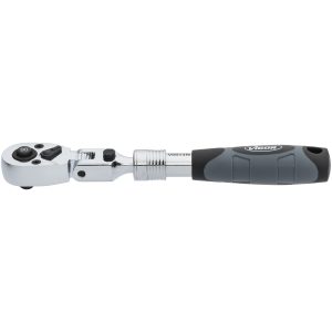 Teleskopisk ledd vendbar skralle 1/4"
