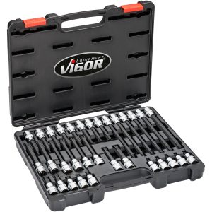 TORX® skrutrekkerbitssett med kulehode 32 deler